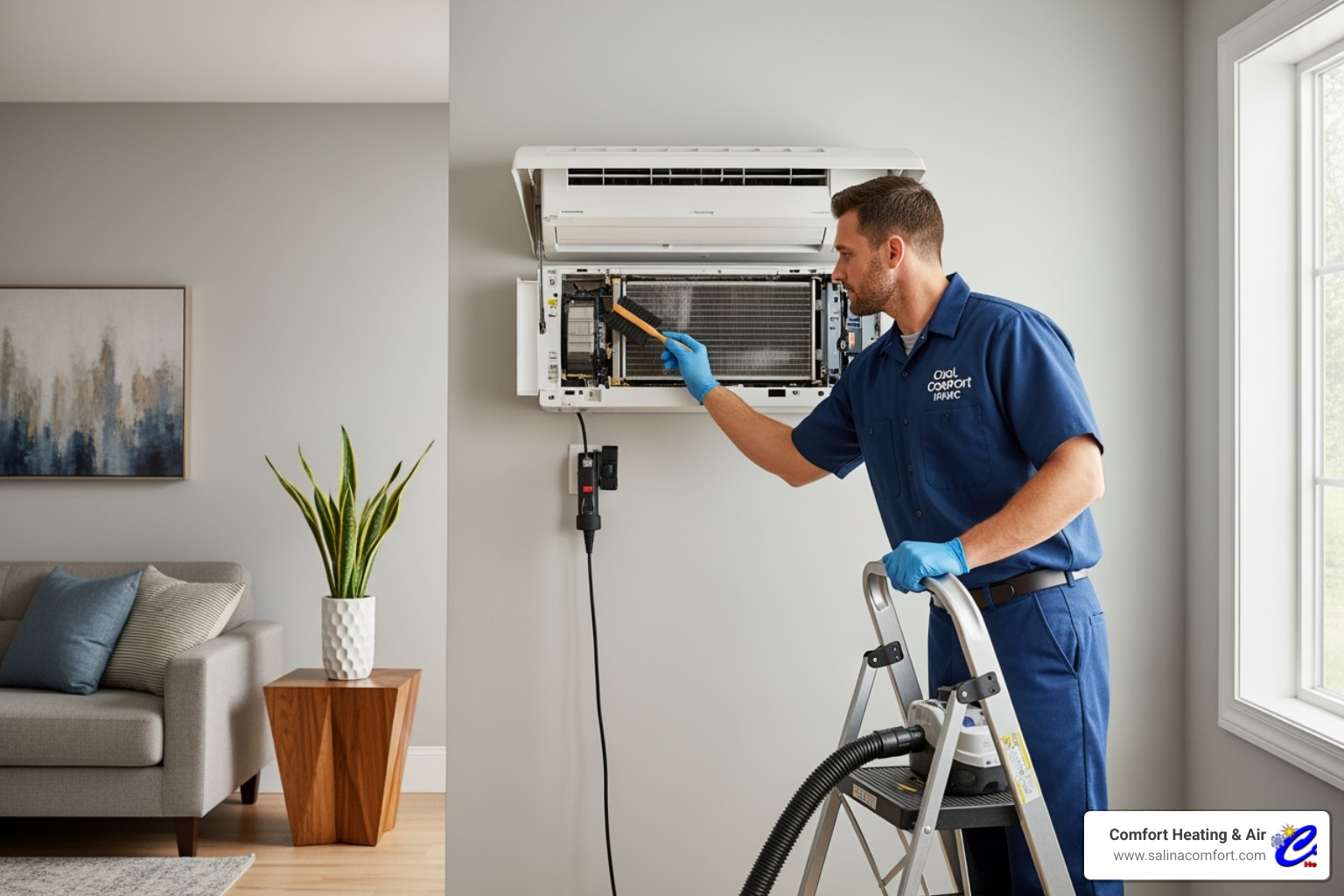 HVAC Blog 10 ductless ac tune up salina ks